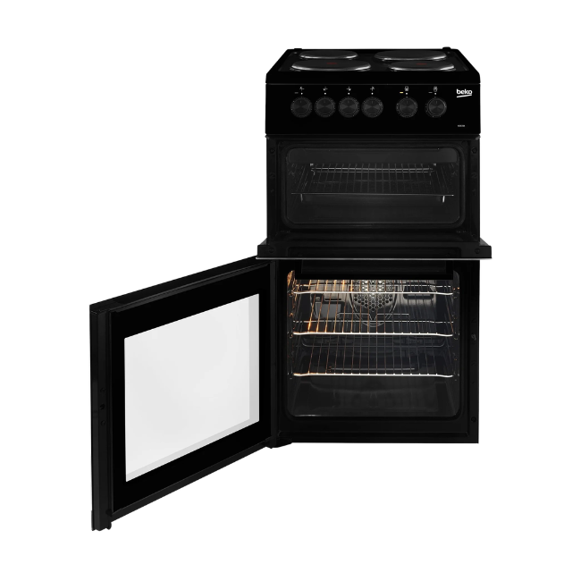 BEKO BLACK COOKER 50CM KD533AK - Image 2
