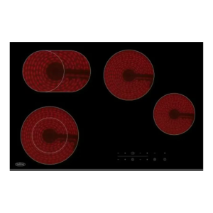 BELLING 77CM 4 BURNER CERAMIC HOB - BLACK | BCH771TB