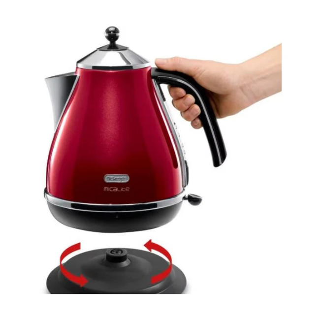 DELONGHI 1.7L RED KETTLE | KBOM3001.R - Image 2
