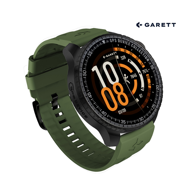 SMART WATCH GARETT COMPASS GPS BLACK STEEL