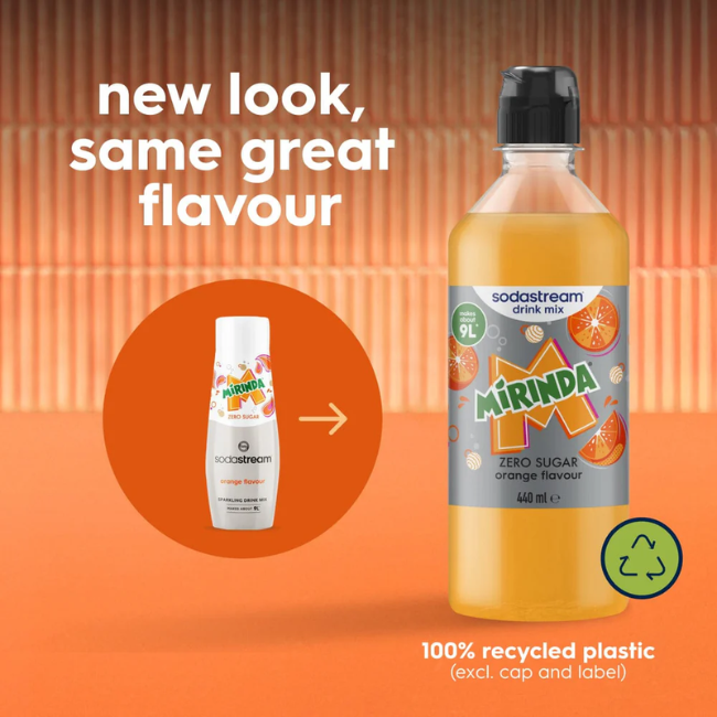 SODASTREAM DIET MIRINDA FLAVOR 440ML SYRUP - Image 2