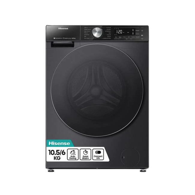 HISENSE 5S SERIES 10.5KG AUTO DOSING WIFI WASHER DRYER | WD5S1045BB