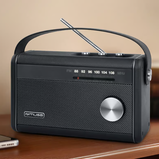 BT MUSE PORTABLE BLUETOOTH RADIO BLACK M-098