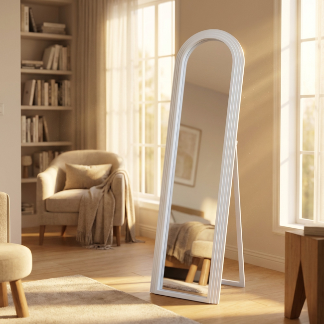 ARCH FLOOR MIRROR - OYSTER - Image 2
