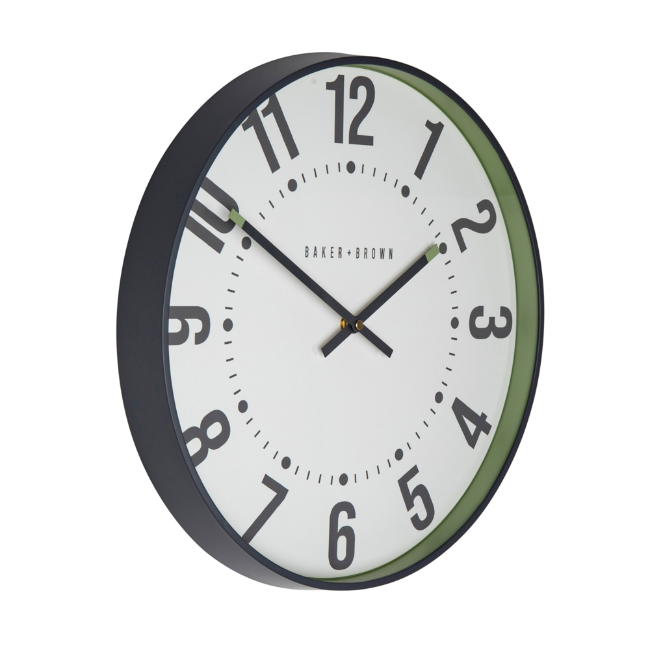 BAKER AND BROWN SORRENTO CLOCK - GREEN