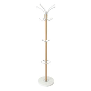 COLTON HAT AND COAT STAND - OAK/WHITE