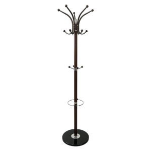 COLTON HAT AND COAT STAND - DARK OAK