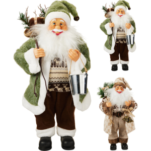 SANTA STANDING 80CM - 2 ASS