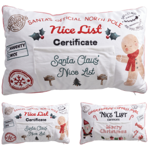 NICE LIST CUSHION 30X50CM