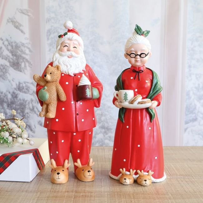 MRS CLAUS WITH PLATE 32CM - Image 2