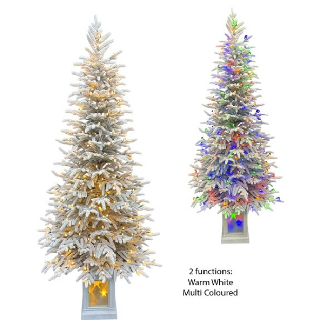 PRE LIT (150L) 150CM WHITE TREE