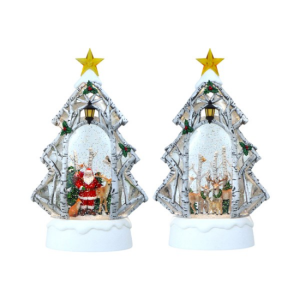 LED TREE SPINNER 31CM 2 ASSORTED
