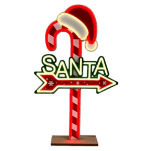 LED SANTA CANE 30X50CM