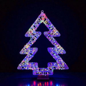 LED(500L) TREE MULTI COLOURED 37X44CM