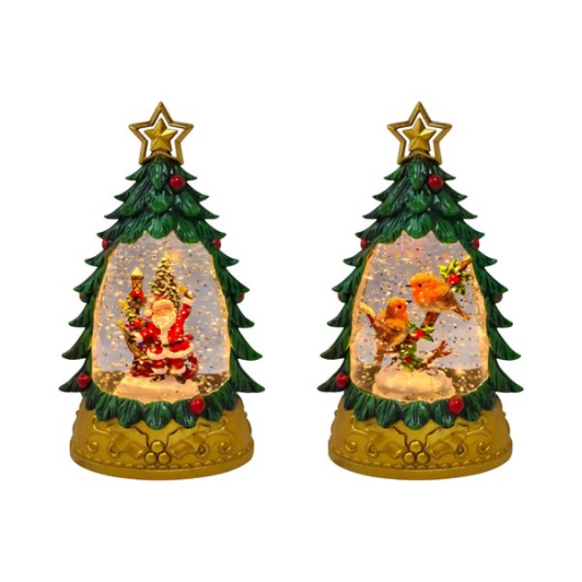 LED TREE ICON SPINNER 19CM