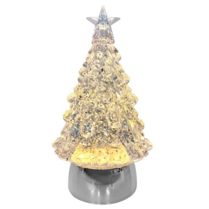 LED TREE SPINNER WHITE 23CM