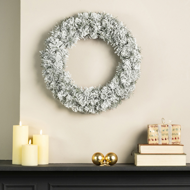SNOWY IMPERIAL WREATH - INDOOR - Image 2