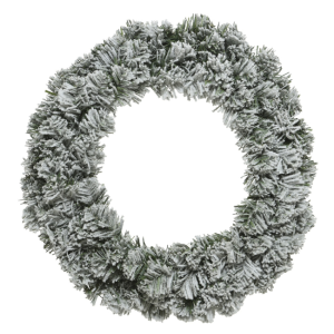 SNOWY IMPERIAL WREATH - INDOOR