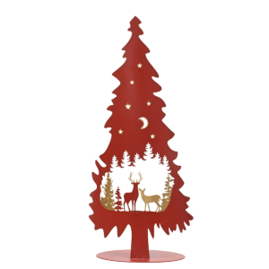 TREE CUTOUT TEALIGHT HOLDER
