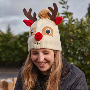 REINDEER LUXURY BEANIE