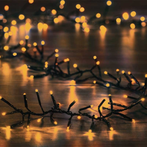 LED CLUSTER LIGHTS - ANTIQUE WHITE - 1000