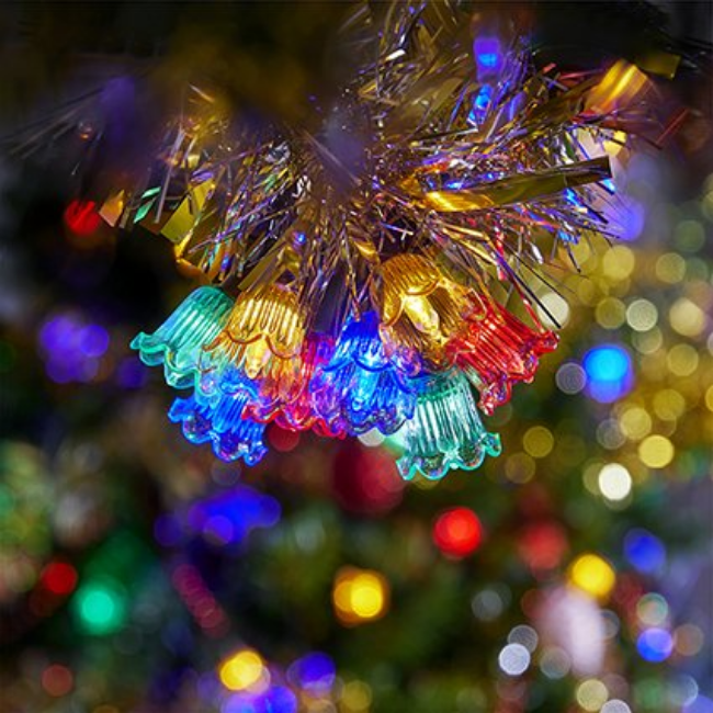 MULTIACTION MULTI COLOUR RETRO BELL LIGHTS - Image 2
