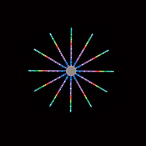 ROUND STAR W/ COLOUR CHANGING LED - 60CM