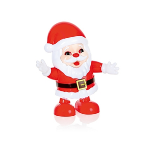 LIT MUSICAL DANCING SANTA - 19CM