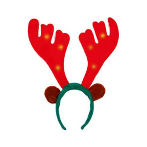 LIT MUSICAL ANTLERS - 40CM