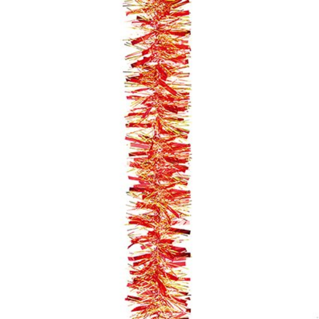 GOLD/RED OR GREEN/RED MIXED CHUNKY TINSEL 2MX10CM - 2 ASST. - Image 2