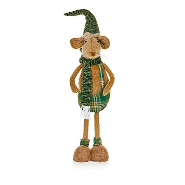 STANDING CHRISTMAS MOUSE 61CM