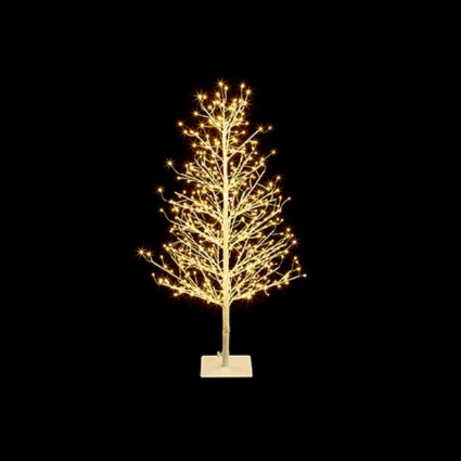 TWINKLING LIT WARM WHITE MICROBRIGHTS TREE - 90CM