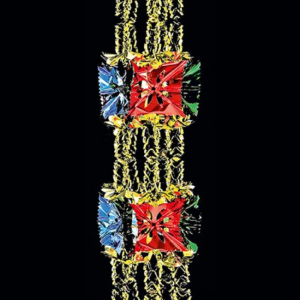 MULTI-COLOUR FOIL GARLAND 2.7MX33CM