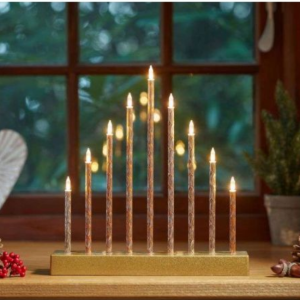 GOLD CANDLEBRIDGE - 9 LED