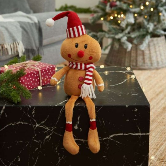 GINGERBREAD BOY - DANGLY LEGS