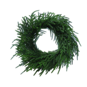 NATURAL SOFT NORFOLK PINE WREATH - 61CM