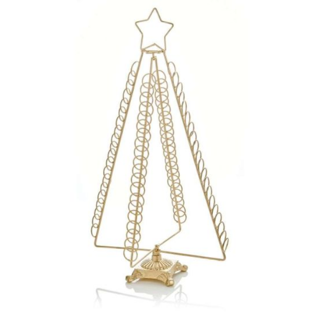 GOLD METAL TREE CARD HOLDER 50CM - UP TO 80 CARDS