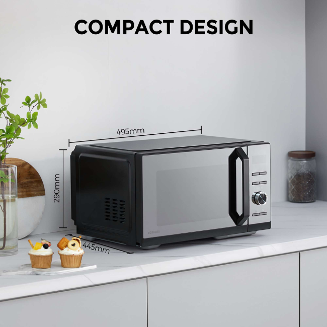TOSHIBA 26L AIR FRY MICROWAVE OVEN MW-AC26SFWH - Image 3