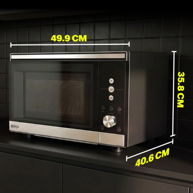 NINJA CRISPI MICROWAVE SILVER MW101UK - Image 5