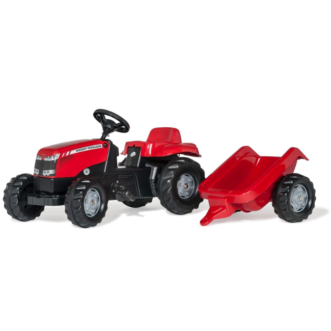 ROLLY KID MASSEY FERGUSON TRACTOR & TRAILER