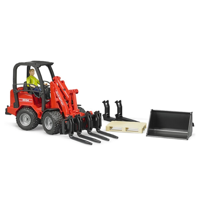 SCHAFFER COMPACT LOADER 2630 W/FIGURE & ACCESSORIES - Image 2
