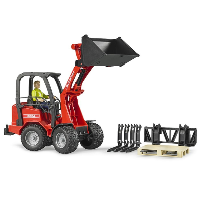 SCHAFFER COMPACT LOADER 2630 W/FIGURE & ACCESSORIES - Image 3