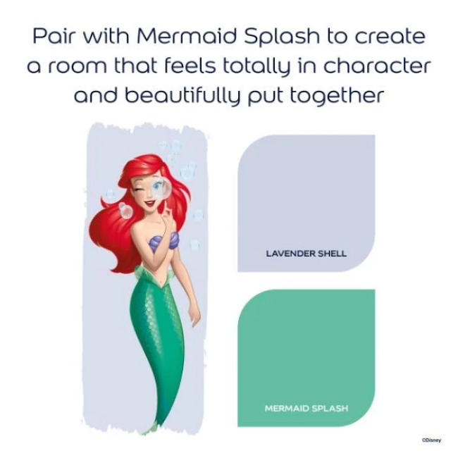 DULUX EASYCARE DISNEY THE LITTLE MERMAID - LAVENDER SHELL 2.5L - Image 5