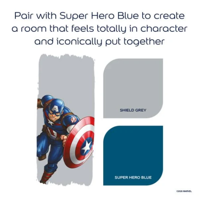 DULUX EASYCARE MARVEL AVENGERS - SHIELD GREY 2.5L - Image 5