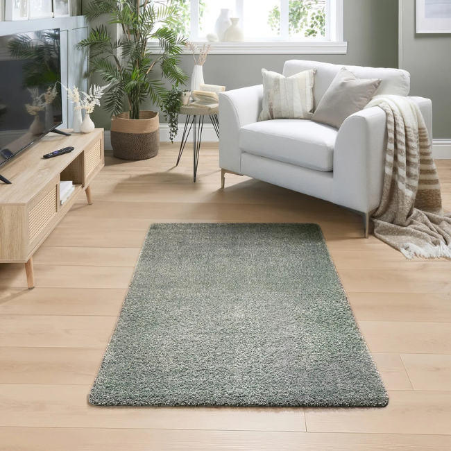 MY GREEN FLECK RUG 120X80CM - Image 2