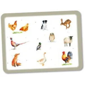 FARM FRIENDS TABLEMAT SET OF 6