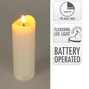 IVORY REALISTIC FLICK FLAME 70X150MM