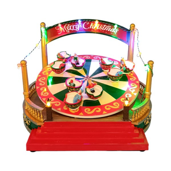 LED TEACUP RIDE 26X20CM