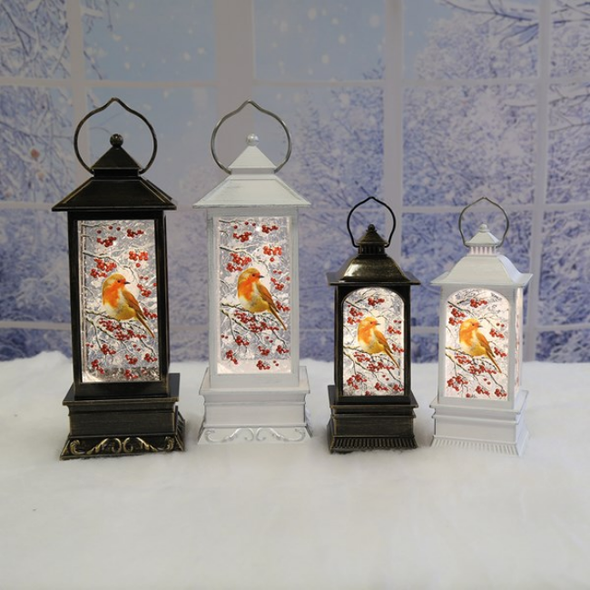 ROBIN SPINNER LANTERN 32CM 2 ASSORTED - Image 2