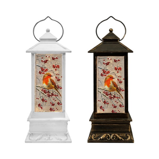 ROBIN SPINNER LANTERN 32CM 2 ASSORTED